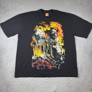 Weapon Prime Movie Terminator T Shirt 2XL Sci-Fi Comics AOP Promo Y2K Vintage